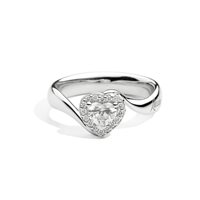 Anello Recarlo Donna Anniversary Love in Oro bianco Diamante 0.185 Ct R67SC002/023-14 - R67SC002/023-12